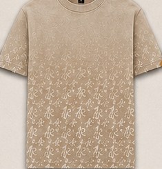 Bone — Monogram Gradient Tee