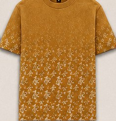 Mustard — Monogram Gradient Tee